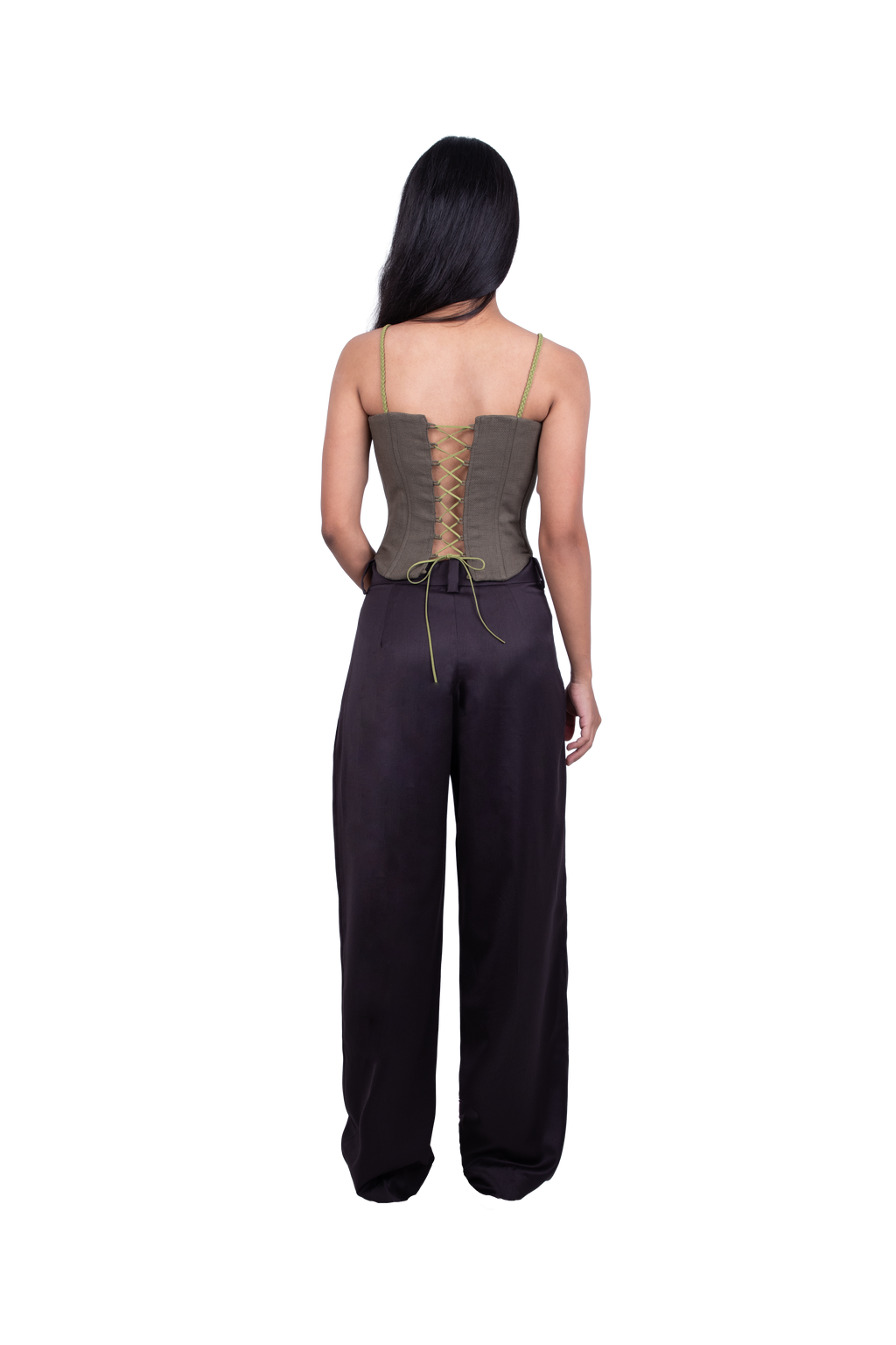 GULNAR CORSET / OLIVE GREEN