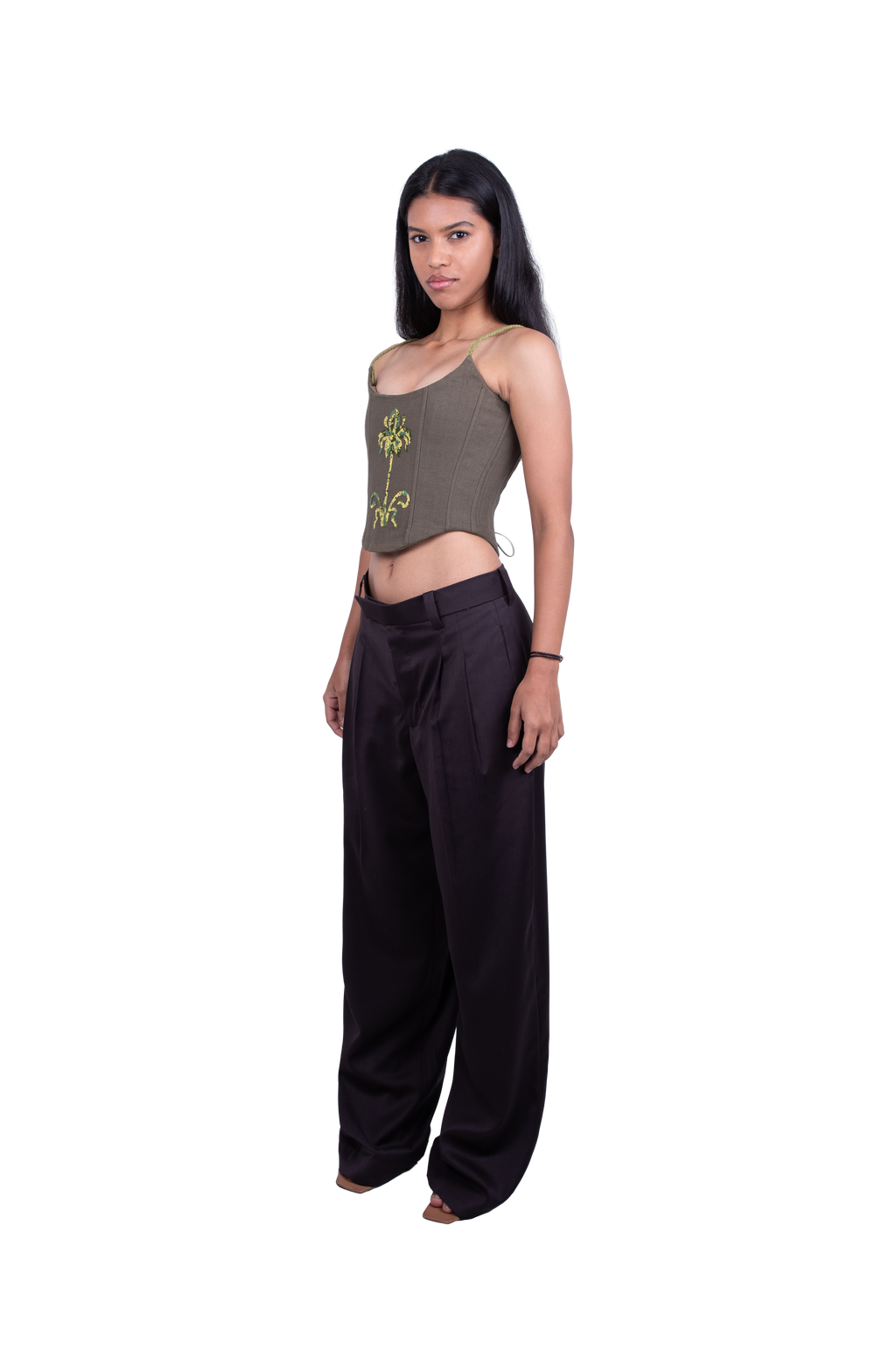 GULNAR CORSET / OLIVE GREEN