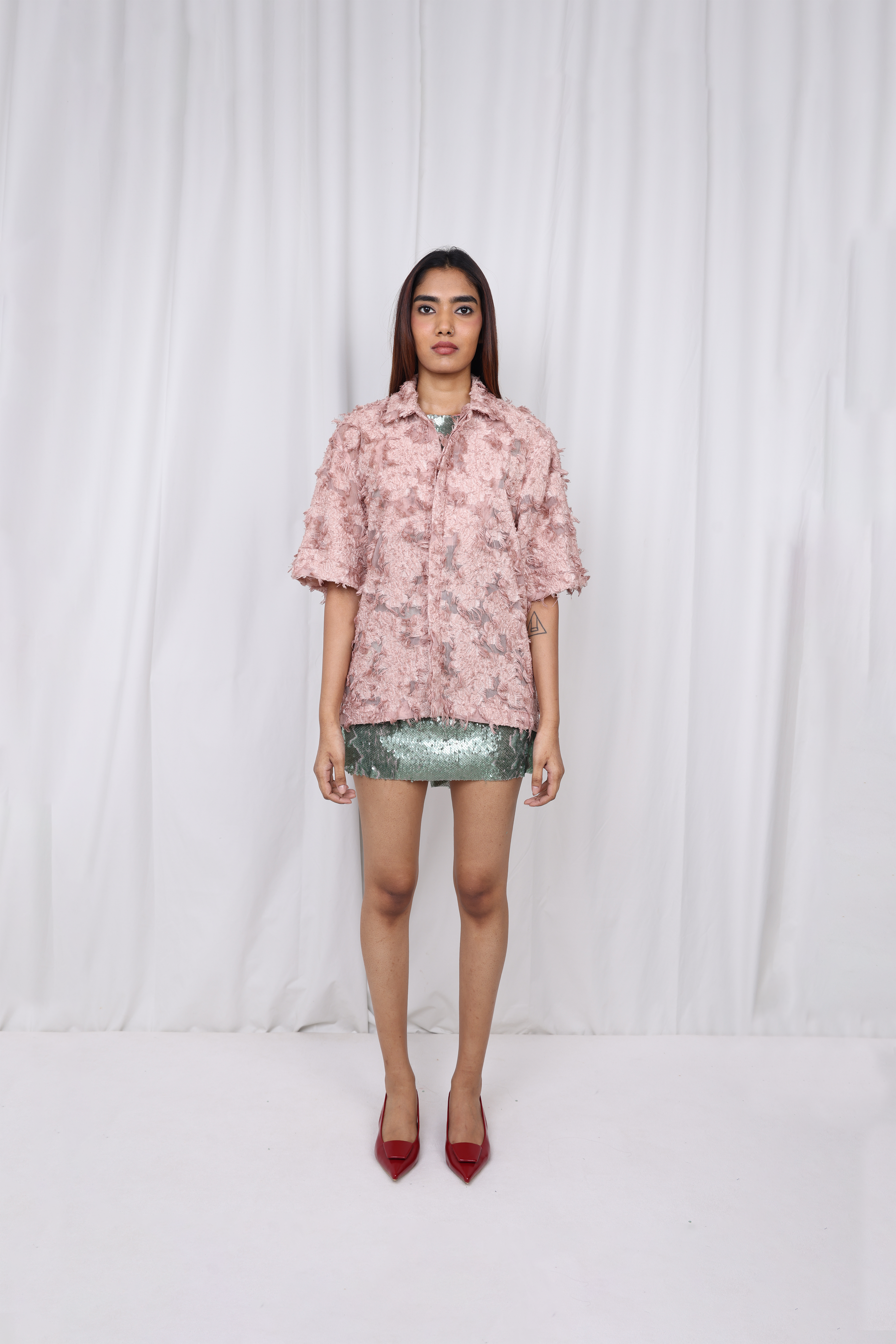 SHREDDED SEAM SHIRT / UNISEX